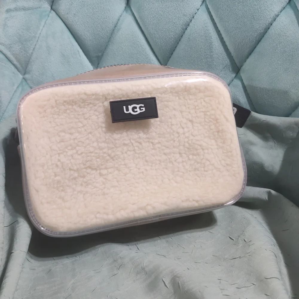 UGG Cream Fleece Cosmetic Bag - Picture 2 of 7